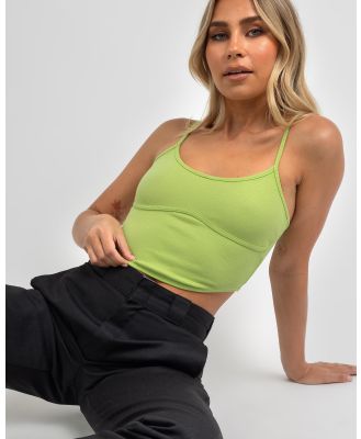 Mooloola Women's Caught A Vibe Top in Green
