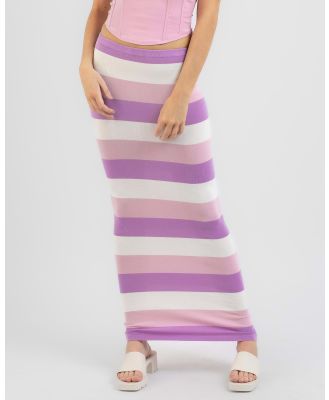 Mooloola Women's Clara Maxi Skirt in Purple