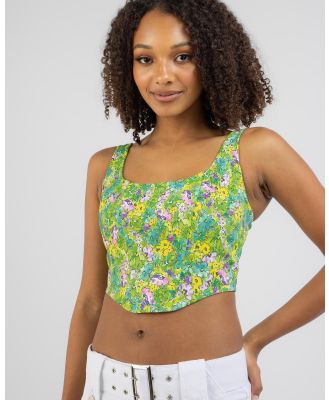 Mooloola Women's Forget Me Not Corset Top in Floral