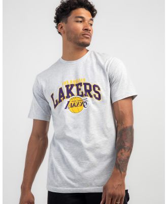 NBA Men's La Lakers Team Arch T-Shirt in White