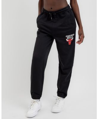 NBA Women's Logo Baggy Track Pants in Black