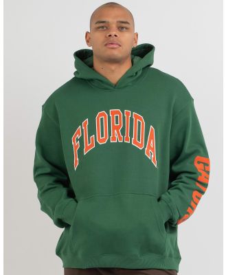 NCAA Men's Florida Arched Puff Print Hoodie in Green