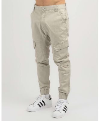 Nena & Pasadena Men's F100 Cargo Jogger Pants in Grey