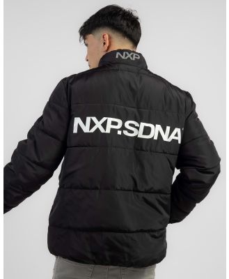 Nena & Pasadena Men's Olympus Puffer Jacket in Black