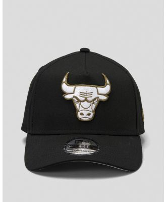 New Era Men's Chicago Bulls 940 A-Frame Cap in Black
