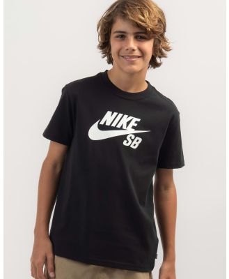 Nike Boys' Sb T-Shirt in Black