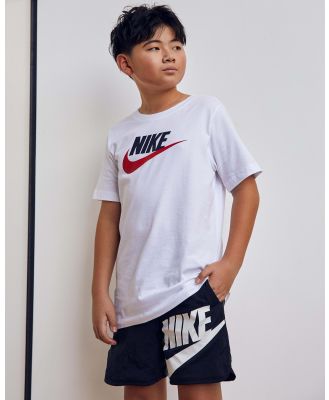 Nike Boys' Sportswear Woven Hbr Shorts in Black