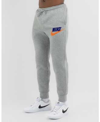 Nike Men's Club Fleece Trackpants in Grey
