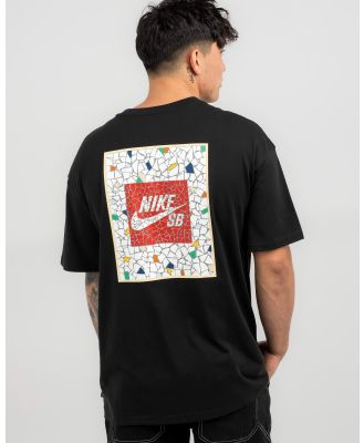 Nike Men's M Nk Sb Mosaic T-Shirt in Black