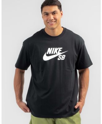 Nike Men's Sb Logo T-Shirt in Black