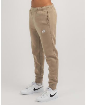 Nike Men's Sportswear Club Fleece Track Pants in Green