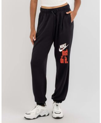 Nike Women's Club Fleece Track Pants in Black