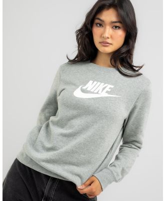 Nike Women's Club Sweatshirt in Grey