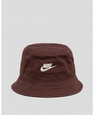Nike Women's Futura Bucket Hat in Brown