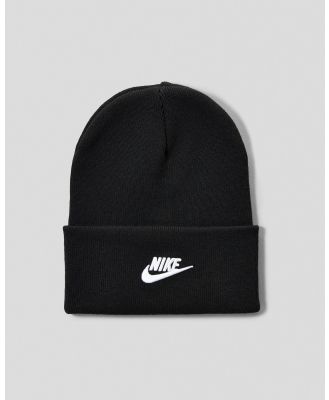 Nike Women's Futura Peak Beanie Hat in Black