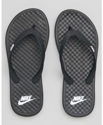 Nike Women's On Deck Thongs Shoes in Black