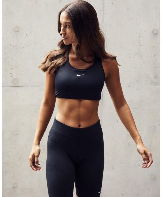 Nike Women's Swoosh Sports Bra Top in Black