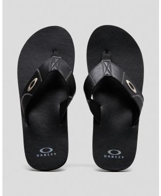 Oakley Men's Laguna Flip Flop Thongs Shoes in Black