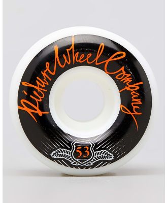Picture Wheel Company Pop 53Mm Skateboard Wheels in Orange