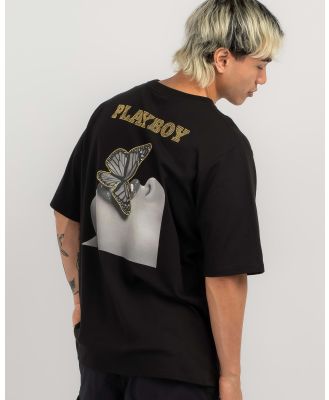 Playboy Men's Q2 2019 Diamonte T-Shirt in Black