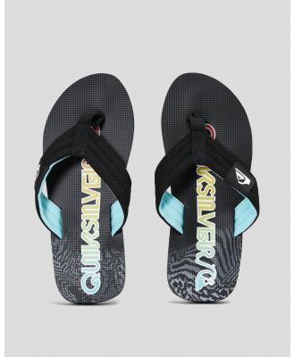 Quiksilver Boys' Molokai Layback Ii Youth Thongs in Black