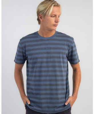 Quiksilver Men's Broad Stripe T-Shirt in Blue