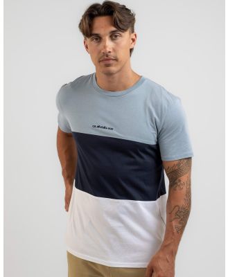 Quiksilver Men's Craft Panel T-Shirt in Blue