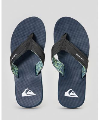 Quiksilver Men's Island Oasis 2 Thongs Shoes in Blue