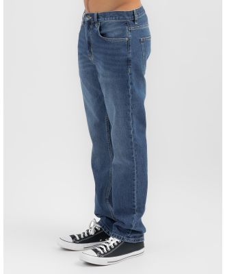 Quiksilver Men's Modern Wave Aged Jeans in Blue