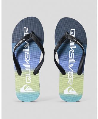 Quiksilver Men's Molokai Stripe Thongs in Blue