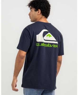 Quiksilver Men's Omni Logo T-Shirt in Navy