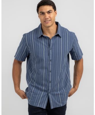 Quiksilver Men's Pacific Stripe Shirt in Blue