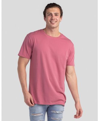 Quiksilver Men's Premium Wash T-Shirt in Pink