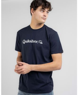 Quiksilver Men's Resin Tint Short Sleeve T-Shirt in Navy