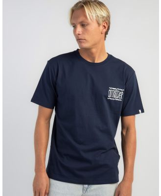 Quiksilver Men's Taking Roots T-Shirt in Navy