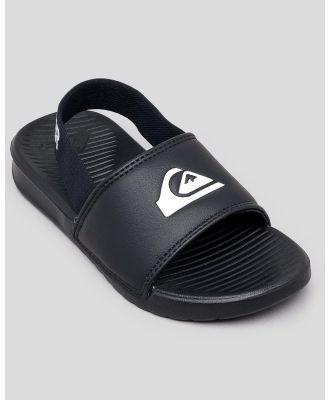 Quiksilver Toddlers' Bright Coast Strapped Sp Kd Slides in Black