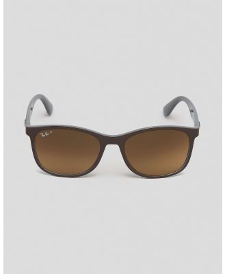 Ray-Ban Women's 0Rb4374 Polarised Sunglasses in Brown