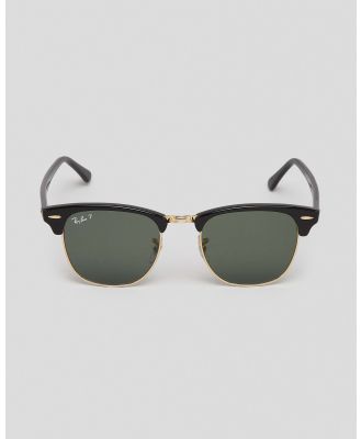 Ray-Ban Women's Clubmaster Polarised Sunglasses in Black
