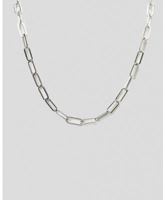 REPUBLIK Men's Paperclip Necklace in Silver