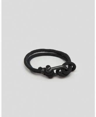 REPUBLIK Men's Rope Bracelet in Black