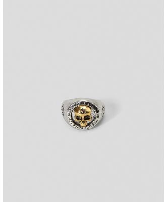 REPUBLIK Men's Skull Ring in Silver
