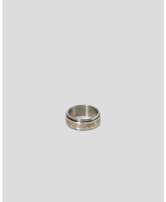 REPUBLIK Men's Spin Wave Ring in Silver