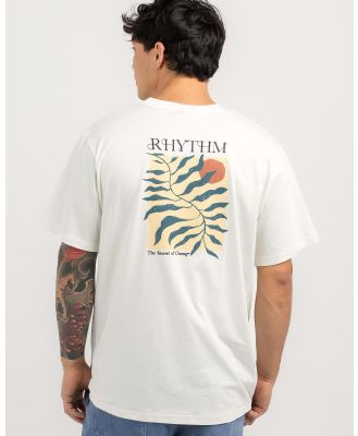 Rhythm Men's Fern Vintage T-Shirt in White