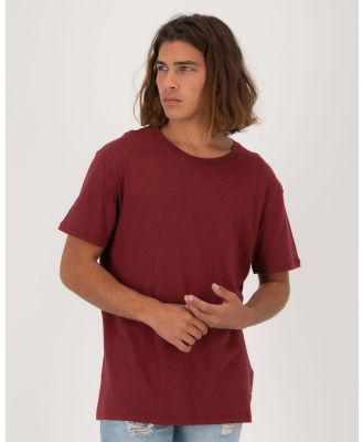 Rhythm Men's Premium Linen T-Shirt in Brown