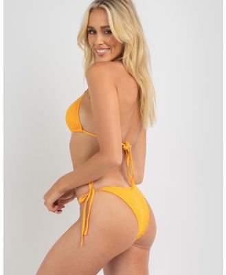 Rhythm Women's Livin Tie Side Itsy Bikini Bottom in Yellow