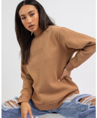 Rhythm Women's Weekender Sweatshirt in Brown