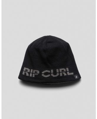 Rip Curl Boys' Cutback Revo Beanie Hat in Black