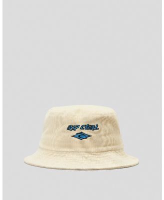 Rip Curl Boys' Diamond Cord Bucket Hat in Grey