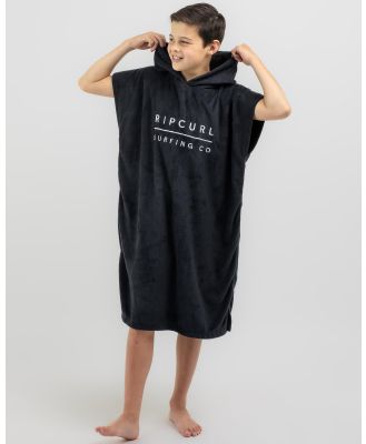 Rip Curl Boys' Mix Up Hooded Towel in Black