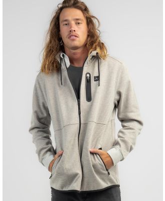 Rip Curl Men's Anti Series Departed Zip Through Hooded Jacket in Grey
